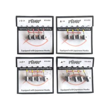 River Hunter 4'lü Head - 4 gr Jig