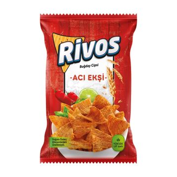 Rivos 56 gr Acı Ekşi Buğday Cips