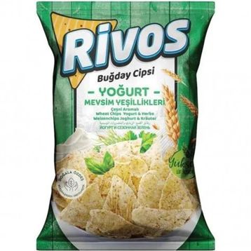 Rivos 56 gr Yoğurt Ve Mevsim Yeşillikleri Buğday Cipsi