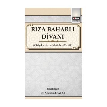 Rıza Baharlı Divanı - Abdulkadir Atıcı
