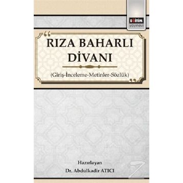 Rıza Baharlı Divanı - Abdulkadir Atıcı