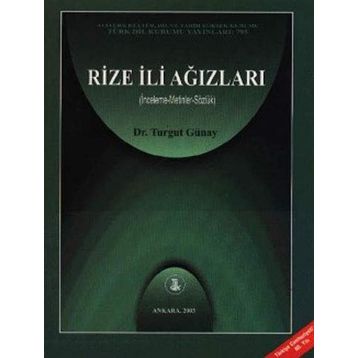 Rize İli Ağızları - Turgut Günay