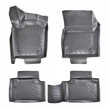 Rizline 3D Siyah Jeep Grand Cherokee WK2 2011+ Paspas