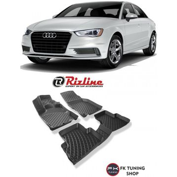 Rizline Audi A3 2012 Sonrası Bej 3D Havuzlu Paspas