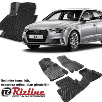 Rizline Audi A3 2013 3d Havuzlu Paspas