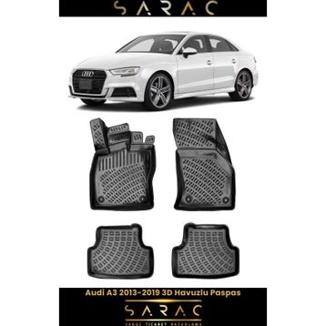 Rizline Audi A3 HB Sedan 2018 3D Havuzlu Paspas