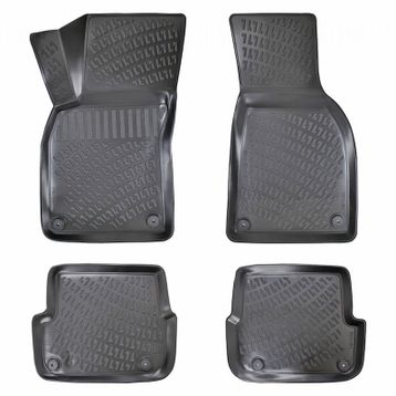 Rizline Audi A4 2004-2008 B7 Siyah 3D Havuzlu Paspas