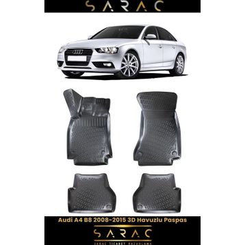 Rizline Audi A4 2014 Model 3D Havuzlu Paspas