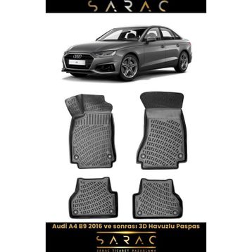 Rizline Audi A4 2017 Model 3D Havuzlu Paspas