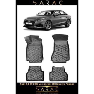 Rizline Audi A4 2018 Model 3D Havuzlu Paspas