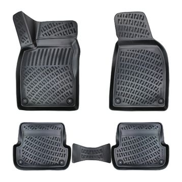 Rizline Audi A4 B6 2001 2006 Siyah 3D Havuzlu Paspas