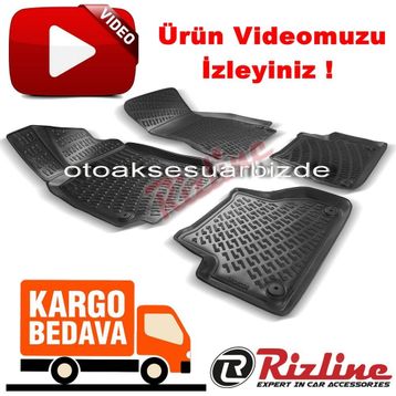 Rizline Audi A4 B8 2008-2015 3d Havuzlu Paspas