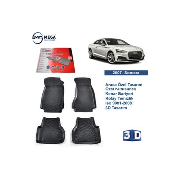 Rizline Audi A5 2007- Sonrası 3D Havuzlu Paspas A5 Set 2