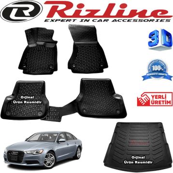 Rizline Audi A6 2011-2014 3D Paspas Bagaj Havuzu