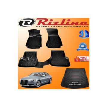 Rizline Audi A6 2011-2014 3D Paspas Bagaj Havuzu