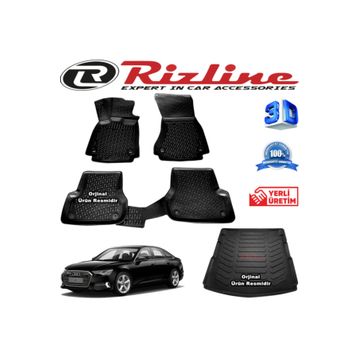 Rizline Audi A6 2011-2015 3D Paspas Bagaj Havuzu