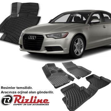Rizline Audi A6 2014sonrası 3D Paspas Ve Bagaj Havuzu