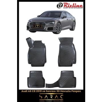 Rizline Audi A6 2021 Model 3D Havuzlu Paspas