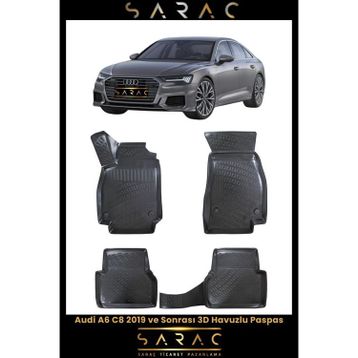 Rizline Audi A6 2022 Model 3D Havuzlu Paspas