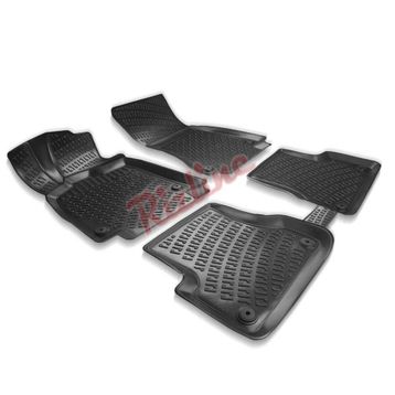 Rizline Audi A6 C7 2011-2014 Siyah 3D Havuzlu Paspas
