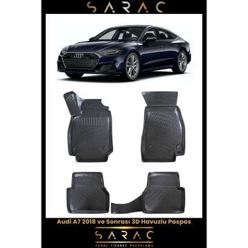 Rizline Audi A7 2022 Model 3D Havuzlu Paspas