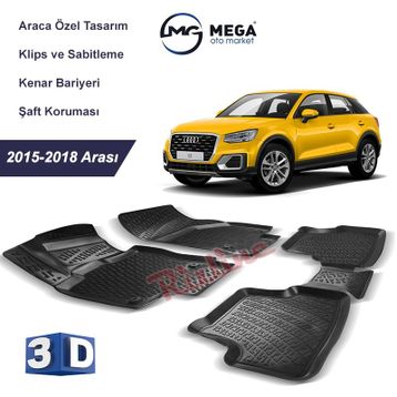 Rizline Audi Q2 2015 Sonrası 3d Havuzlu Paspas