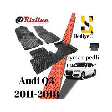 Rizline Audi Q3 2011-2018 3D Bagaj Havuzu