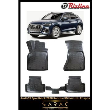 Rizline Audi Q5 2022 Model 3D Havuzlu Paspas