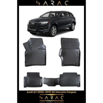 Rizline Audi Q7 2010 Model 3D Havuzlu Paspas