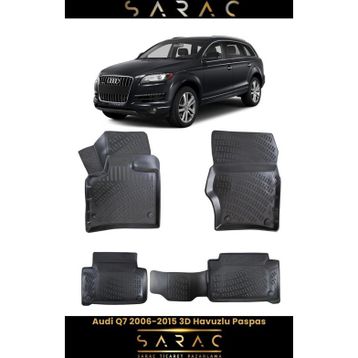 Rizline Audi Q7 2010 Model 3D Havuzlu Paspas