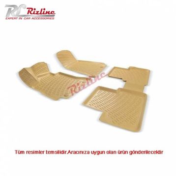 Rizline Bmw 3 E46 1998-2004 3D Havuzlu Paspas