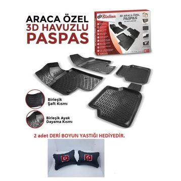Rizline Bmw 4 F32 Bej 3D Havuzlu Paspas