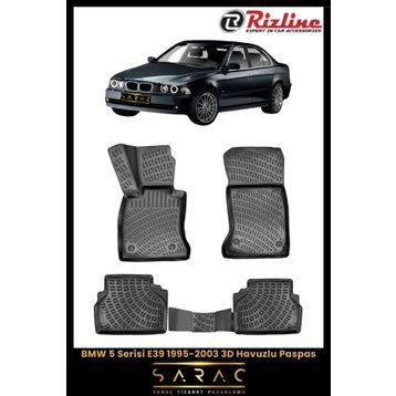 Rizline Bmw 5 Serisi E39 1995-2003 3D Havuzlu Paspas