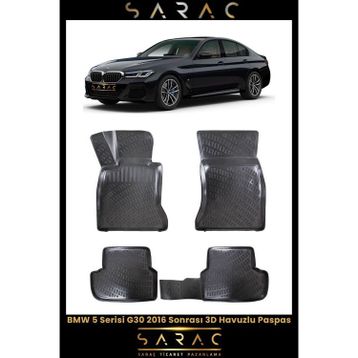 Rizline BMW 5 Serisi G30 2019 Model 3D Havuzlu Paspas