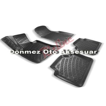 Rizline Bmw E46 1998 2004 Siyah 3D Havuzlu Paspas