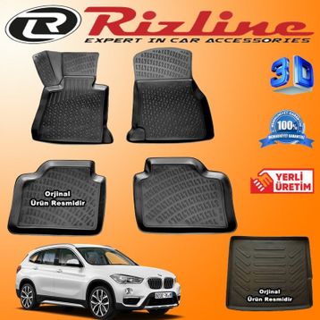 Rizline Bmw X1 2010-2015 3D Bagaj Havuzu