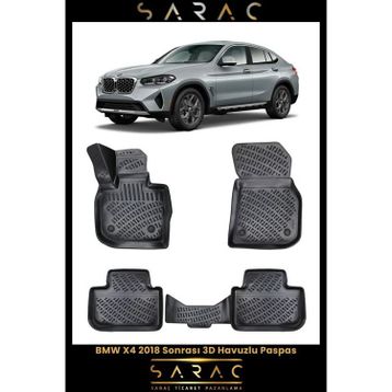 Rizline BMW X4 2024 Model 3D Havuzlu Paspas