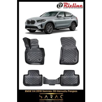 Rizline BMW X4 2024 Model 3D Havuzlu Paspas