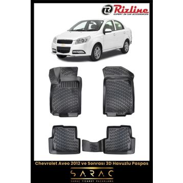 Rizline Chevrolet Aveo 2012 Model 3D Havuzlu Paspas
