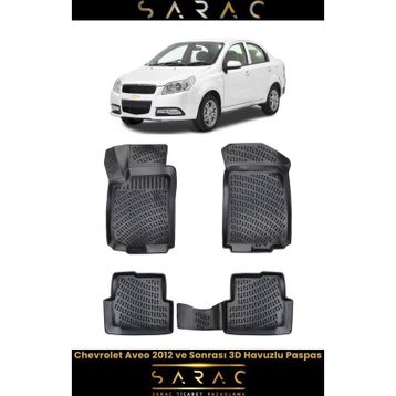 Rizline Chevrolet Aveo 2016 3D Havuzlu Paspas