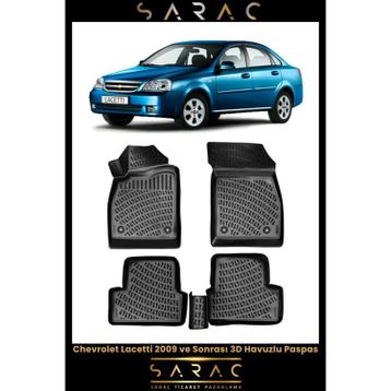Rizline Chevrolet Lacetti 2023 Model 3D Havuzlu Paspas