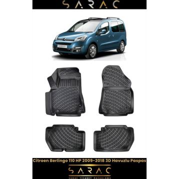 Rizline Citroen Berlingo 2018 3D Havuzlu Paspas