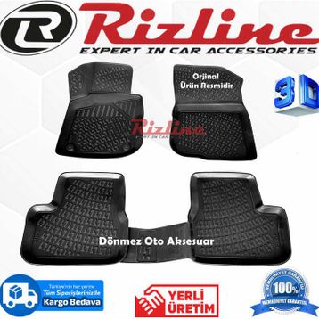 Rizline Citroen C3 2003-2009 3D Havuzlu Paspas