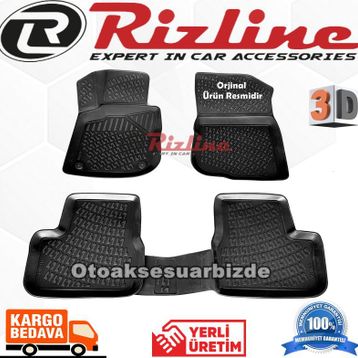 Rizline Citroen C3 2003-2009 3D Havuzlu Paspas