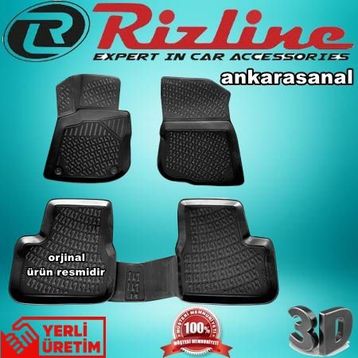 Rizline Citroen C3 2003-2009 3D Havuzlu Paspas