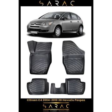 Rizline Citroen C4 2005 Model 3D Havuzlu Paspas