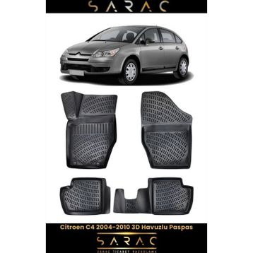 Rizline Citroen C4 2010 Eski Kasa 3D Havuzlu Paspas