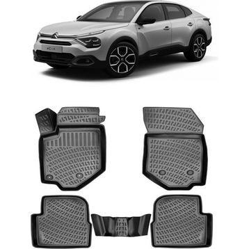 Rizline Citroen C4 Elektrikli 2022 Sonrası Siyah 3D Havuzlu Paspas