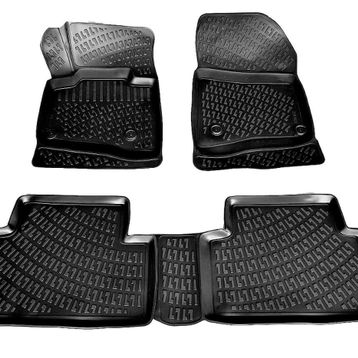 Rizline Citroen C5 2008+ Siyah 3D Havuzlu Paspas
