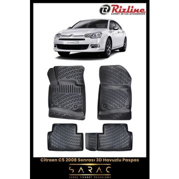 Rizline Citroen C5 2021 Model 3D Havuzlu Paspas